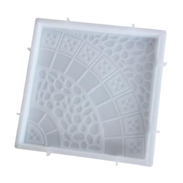 Imagem de Generic Modelo de tijolo de concreto, pavimentação de pedra, modelo de piso quadrado reutilizável para pavimentação de jardim para pátio de parque ao ar livre, Style a