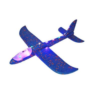 Imagem de Grande Avião De Brinquedo De Espuma EPP Planador De Arremesso Com Luz 