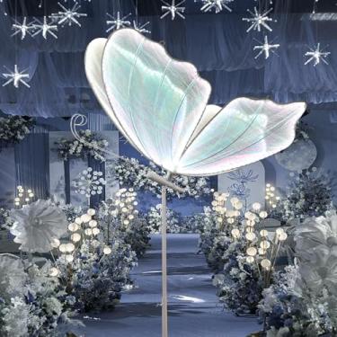 Imagem de ECGOIOE Luminária De Chão Em Forma Borboleta Para Casamento, Decoração Criativa Pendurar No Teto, Acessórios Festas E Eventos