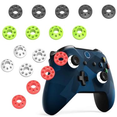 Imagem de Precision Rings Aim Assist Motion Target Control Controller Rings for PS5, PS4, Xbox Series X/S, Xbox One X/S, Xbox 360,Lenovo, Switch Pro Xbox Core,Xbox Elite 2 Core Controller Silicone Soft.17pcs