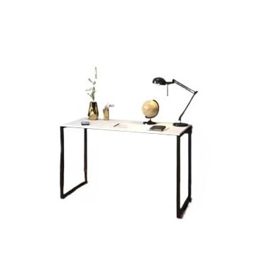 Imagem de Mesa Escritório Industrial Home Office para Computador 100x45 Cm(Branco-80CM)