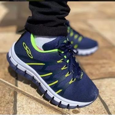 Imagem de TENIS INFANTIL MENINO E MENINA CONFORTÁVEL, ESCOLAR, PASSEIO, CAMINHADA (VERDE COM PRETO, BR, Criança de 9 a 12 anos, Numérico, 27)