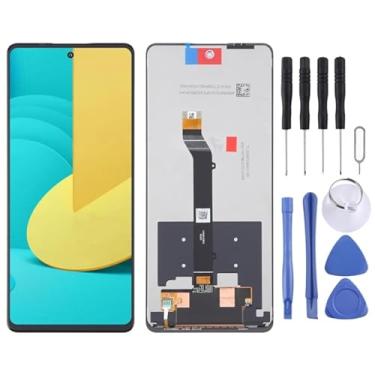 Imagem de YUNCHAO Acessórios telefônicos Para LG Stylo 7, tela LCD original e conjunto completo do digitalizador Substituição do telefone celular