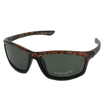 Imagem de Timberland TB7149 Masculino, Dark Havana/Green Polarized, One Size