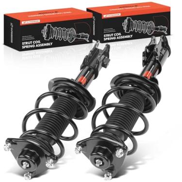 Imagem de A-Premium Conjunto completo de suporte frontal e mola helicoidal compatível com Hyundai Genesis Coupe 2013 2014 2015 2016, conjunto de 2 peças