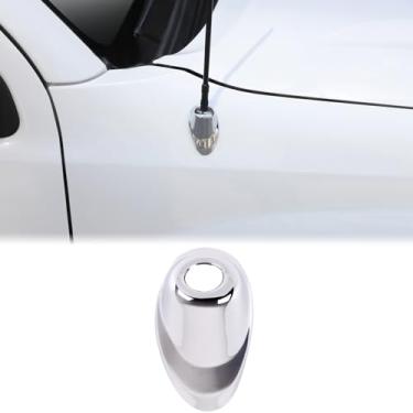 Imagem de Acabamento de capa de base de antena de carro compatível com Toyota Tacoma 2005-2015 Antenas de capô automotivo Base de sinal de rádio AM/FM capa decorativa adaptador de antena protetor de montagem