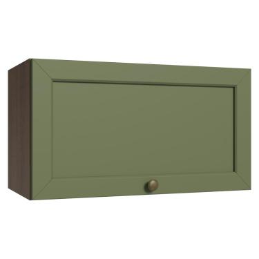 Imagem de Armário Aéreo 60 cm 1 Porta Basculante Rustic/Verde Vik Madesa
