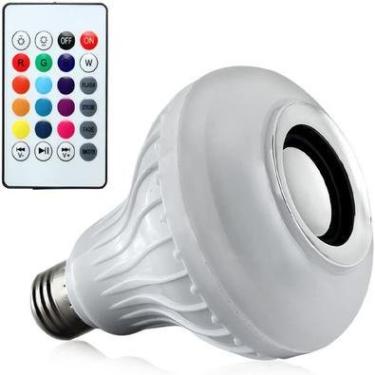 Imagem de Lâmpada LED Partyball, 12W, Caixa De Som, Bluetooth, Musical, Com Controle RGB