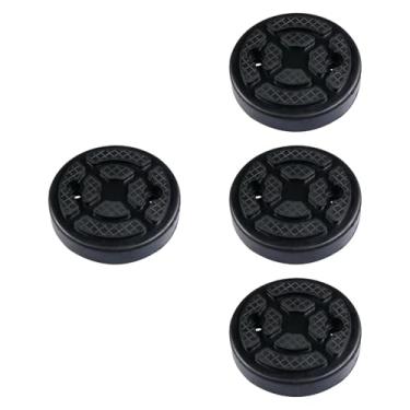 Imagem de Generic 4 peças de almofadas genéricas para macaco de carro, almofadas de elevação de carro espessadas, antiderrapantes, com fio interno preto, almofada de
