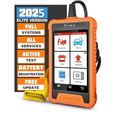 Imagem de Scanner 2023 LAUNCH X431 Elite OBD2 para Toyota Lexus, ferramenta de digitalização de diagnóstico bidirecional de sistema completo, leitor de código de serviço de redefinição, registro de bateria, programação de chaves, AUTO VIN, atualização gratuita vitalícia