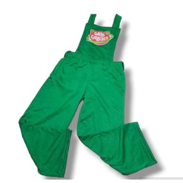 Imagem de Fantasia infantil Gato Galáctico, Malha de Poliéster, Verde, para Crianças de 5-7 Anos