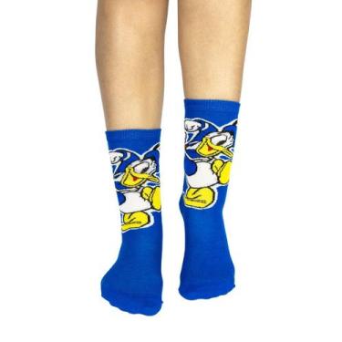 Imagem de Meia Infantil Personagens Disney Cano Longo Trifil Conforto Algodão, A