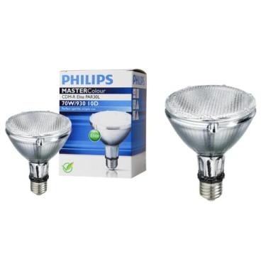 Imagem de 2 Lâmpada Vapor Metálico 70w PAR30 3000k Philips Morna 220v