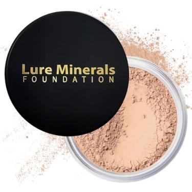 Imagem de Lure Minerals Pote de peneira de 8 g em pó solto - escolha a cor, livre de ingredientes prejudiciais (compare com a base mineral líder) (fosco médio)