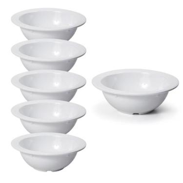 Imagem de Kit 5 Tigelas Cremeiras 240ml 14cm 100% Melamina Gourmet Mix