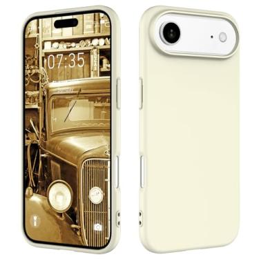 Imagem de HAII Capa para celular 17 Air, silicone líquido fino para mulheres e homens, com forro de microfibra resistente a arranhões, à prova de choque, capa protetora de silicone macio para celular 17 Air