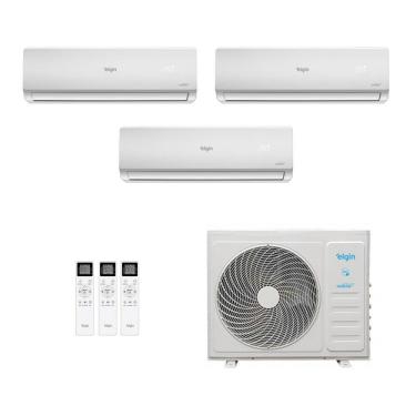 Imagem de Ar-CondicionadoTri Split Inverter Elgin 27.000 (1x Evap HW 9.000 + 2x Evap HW 12.000) Quente/Frio 220V	