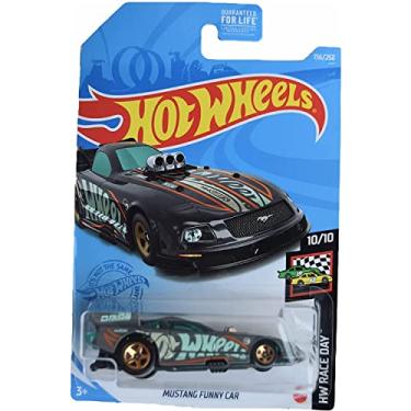 Imagem de Hot Wheels Mustang Funny Car, [gray] 156/250 Race Day 10/10 Treasure Hunt