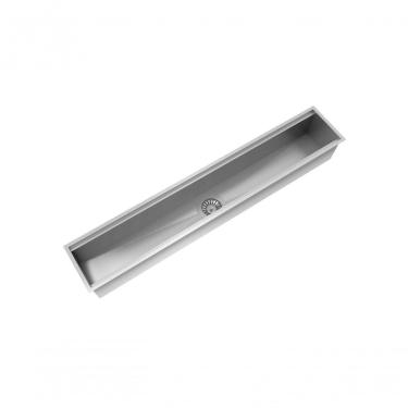 Imagem de Canal úmido De Embutir Organizador 1050 Aço Inox Escovado - Debacco