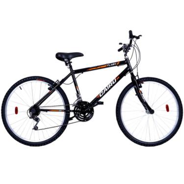 Imagem de Bicicleta Aro26 21m. Masc. F.fio Flash Cairu - 320835 Preto - Laranja