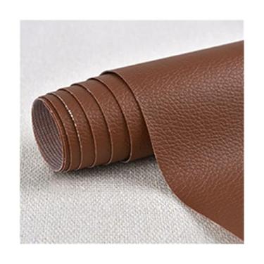 Imagem de 1 Adesivo De Reparo De Couro Artificial PU - 4 Opções De Tamanho (20x30cm-50x137cm), 18 Cores - Perfeito Para Móveis, Sofás, Cadeiras, Sapatos, Bolsas, Durável E Flexível(Chocolate,30x137cm)