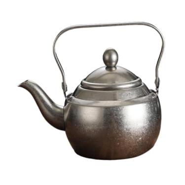 Imagem de Generic Bule de aço inoxidável para água fervente, chaleira portátil com filtro, chaleira para sala de chá, 1.5l