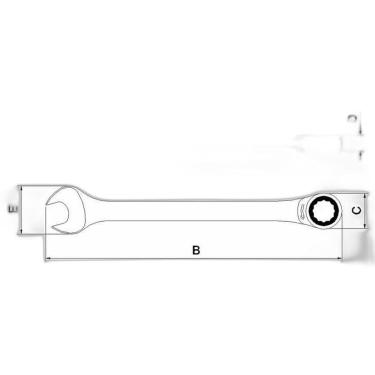 Imagem de Chave Combinada Catraca 22 Mm Pro 652122 Tramontina