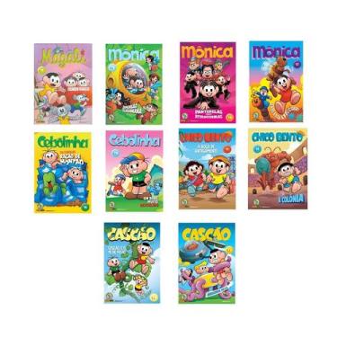 Imagem de 10 gibis - Turma da Monia - Revistinha em quadrinho - HQ - PANINI BRAS