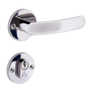 Imagem de Fechadura de Aço Inox Polido Premium /11 Externa - 24529 - ALIANÇA