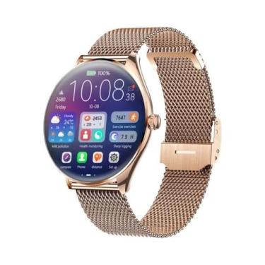 Imagem de Smartwatch Ultra Fino AMOLED De 1,43 Polegadas HD Para Mulheres E Home