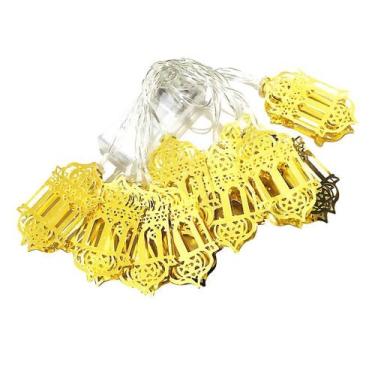 Imagem de Corda de luz led Eid Mubarak luzes de cortina decorativas luzes de fér