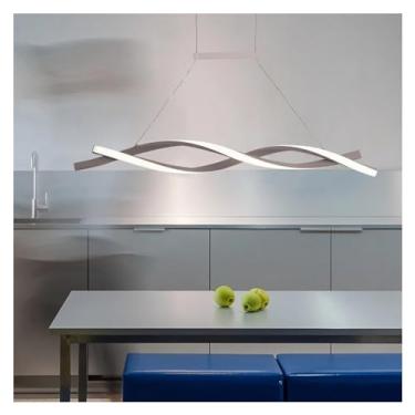 Imagem de Lustre moderno de LED preto fosco para sala de estar, sala de jantar, cozinha, quarto, design minimalista, luminárias de lustre cinza
