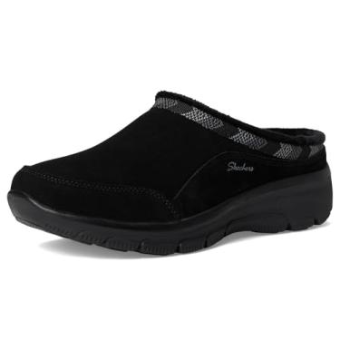 Imagem de Skechers Mule feminino Easy Going-Seasonal Grace, preto/preto, 34, Preto/preto, 34
