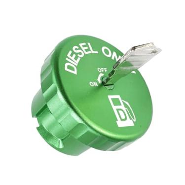 Imagem de Tampa de combustível diesel para Dodge, tampa de combustível de alumínio de tarugo diesel magnético e corda antiperda - Combo de tampa DEF para Dodge Ram Truck 1500 2500 3500 2019-2025 com novo design