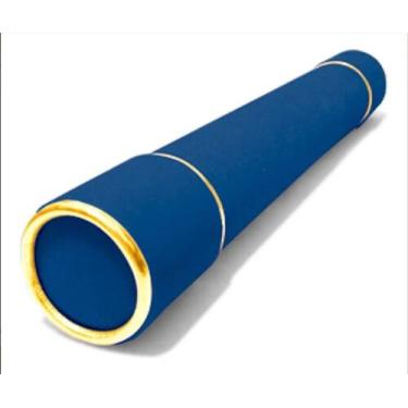 Imagem de KIT 5 Canudo de Formatura em Camurça - Levitali, Azul Royal, Adulto