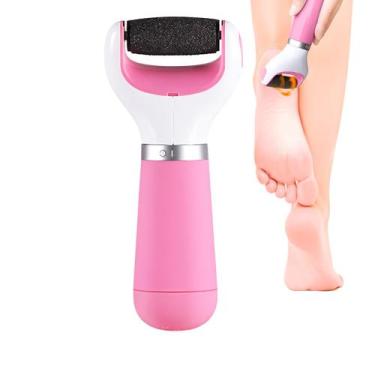 Imagem de Removedor de Calos Lixa Elétrica Rosa Esfoliador de Pés - Draik