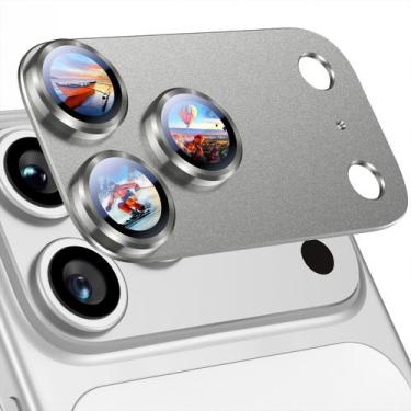 Imagem de Protetor de lente de câmera Uyiton iPhone 17 Pro Max, metal, vidro