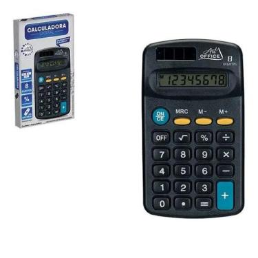 Imagem de Mini Calculadora Digital De Bolso Mesa Pequena Portátil Compacta 8 Dig