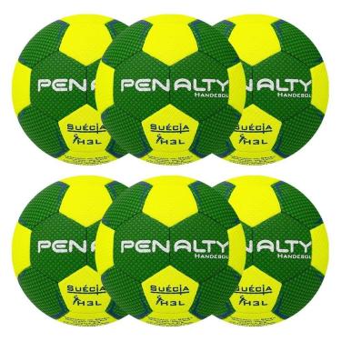 Imagem de Kit 6 Bolas Handebol Penalty Suécia H3L Ultra Grip-Unissex