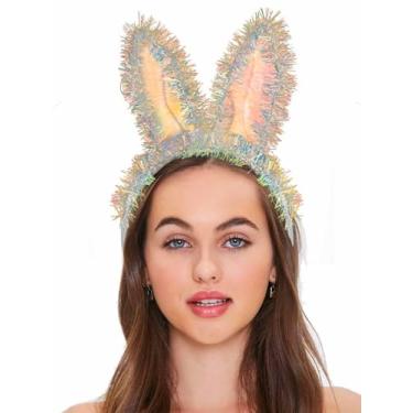 Imagem de Yalice Tiara de coelho de aniversário brilhante para coroas de princesa para mulheres