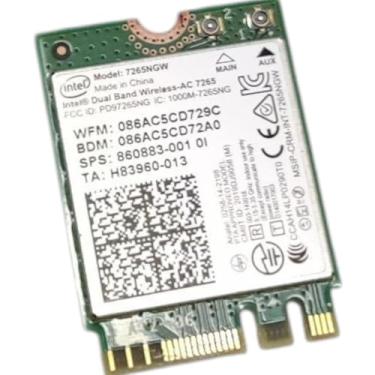 Imagem de Intel Dual Band Wireless-AC 7265 802.11ac, banda dupla, Wi-Fi 2x2 + Bluetooth 4.0 - (7265NGW)