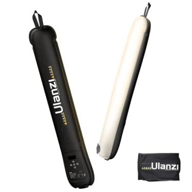 Imagem de Ulanzi UA12 Luz de tubo inflável, luz de vídeo LED bicolor dobrável de 1/10.2 cm para fotografia, 2700K-6500K 12W 2500mAh barra de luz recarregável para fotografia bastão de iluminação LED para