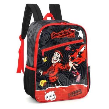 Imagem de Mochila De Costas Infantil G Enaldinho - Luxcel, Preto