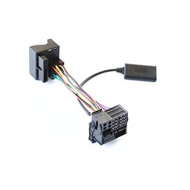 Imagem de TECKEEN Acessório adaptador de cabo auxiliar estéreo para BMW E46 E53 3 com módulo Bluetooth de alta qualidade de som