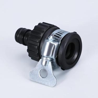 Imagem de 1 pç/2 peças adaptador universal durável para torneira de água encaixe de mangueira de plástico torneira de encaixe rápido para lavagem de carro irrigação de jardim (1 peça)