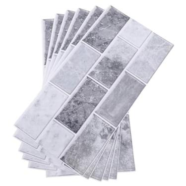 Imagem de AYNEFY Backsplash da Telha da Casca e Vara, Vara Autoadesiva do Pvc Em Telhas do metrô, Impermeável e Fácil Diy para Cozinha e Banheiro