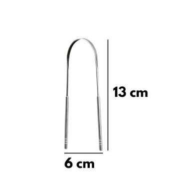 Imagem de Raspador De Língua Aço Inox Raspagem Lingual - IMMUNE WELL