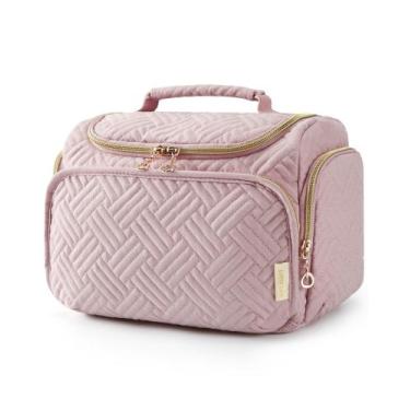 Imagem de Bolsa de higiene de viagem BAGSMART Travel Large Pink-M Waterproof