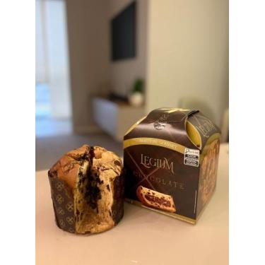 Imagem de Panetone Chocotone Recheado Trufado Legium 500g Chocolate Mil Folhas e
