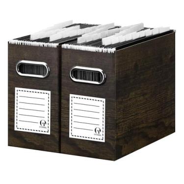 Imagem de Organizador de arquivos Oterri dobrável tamanho carta 31x13x25 cm, pac